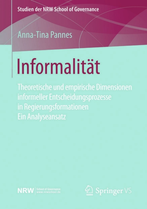 Cover image for book Informalität