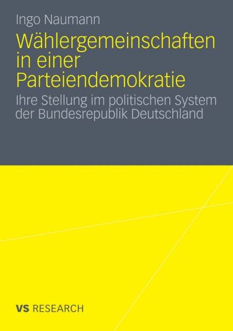 Cover image for book Wählergemeinschaften in einer Parteiendemokratie