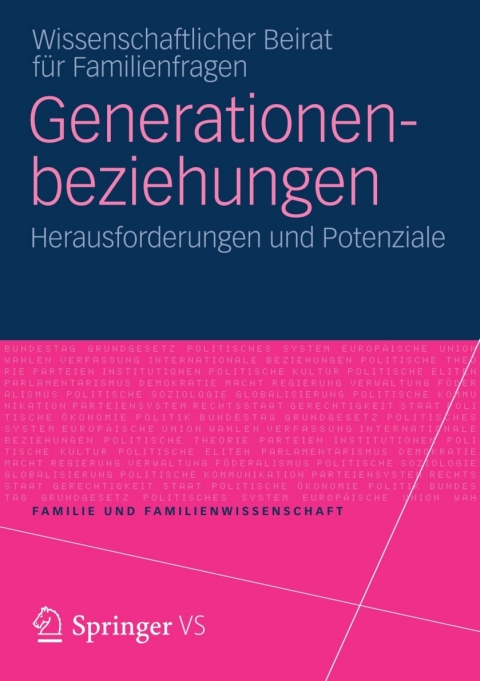Cover image for book Generationenbeziehungen