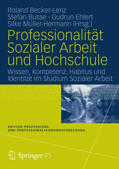 Cover image for book Professionalität Sozialer Arbeit und Hochschule