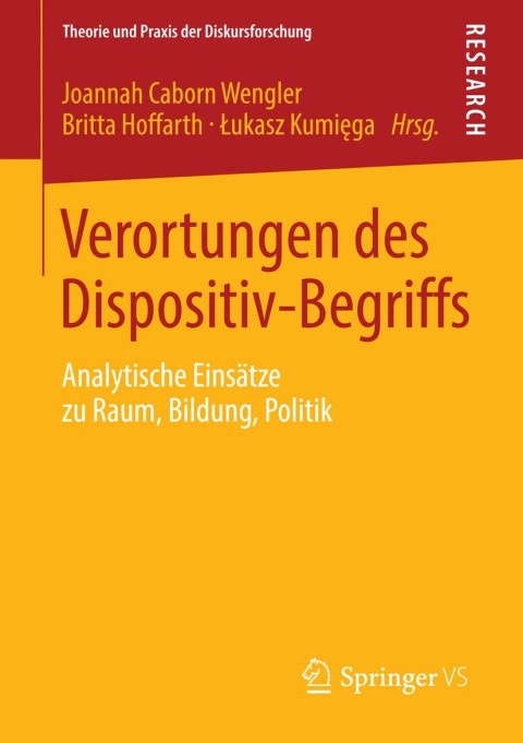 Cover image for book Verortungen des Dispositiv-Begriffs