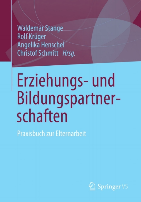 Cover image for book Erziehungs- und Bildungspartnerschaften