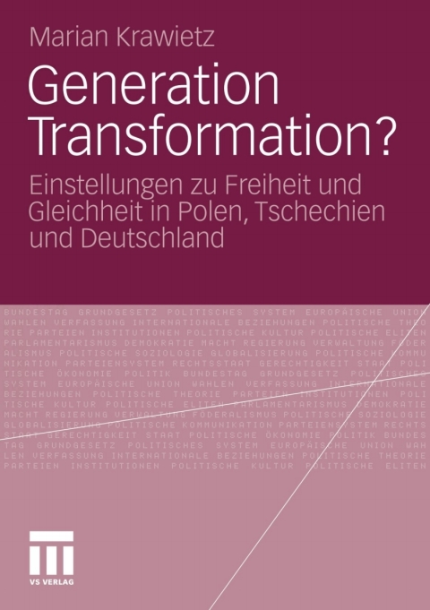Cover image for book Generation Transformation?