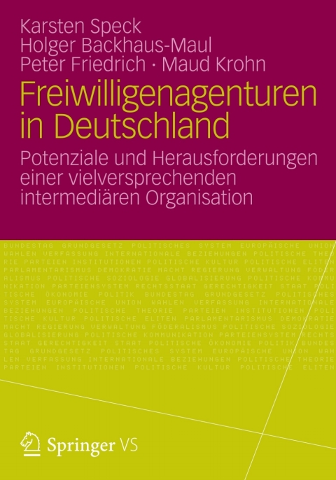 Cover image for book Freiwilligenagenturen in Deutschland