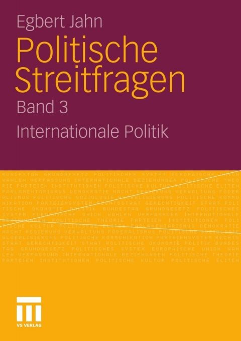 Cover image for book Politische Streitfragen