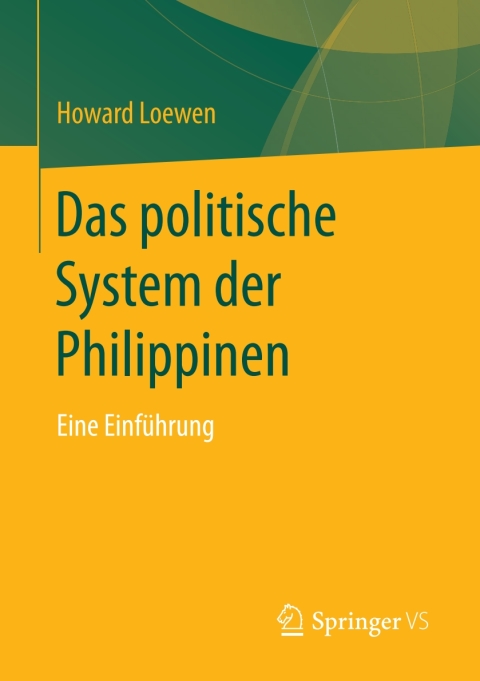 Cover image for book Das politische System der Philippinen