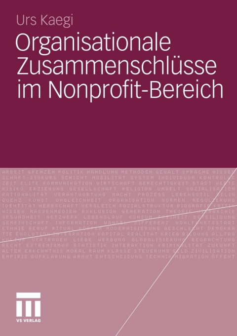 Cover image for book Organisationale Zusammenschlüsse im Nonprofit-Bereich