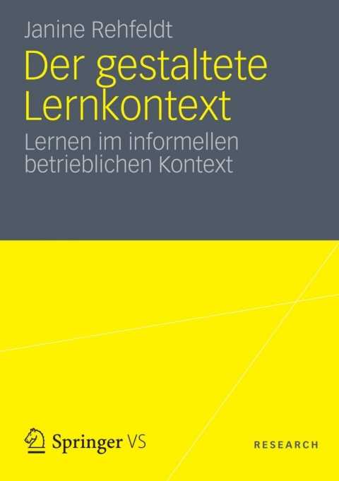 Cover image for book Der gestaltete Lernkontext