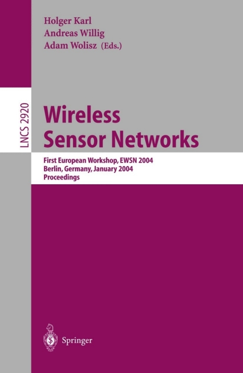 Cover image for book Wireless Sensor Networks