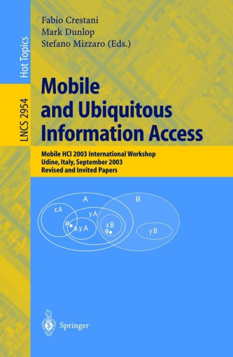 Cover image for book Mobile and Ubiquitous Information Access