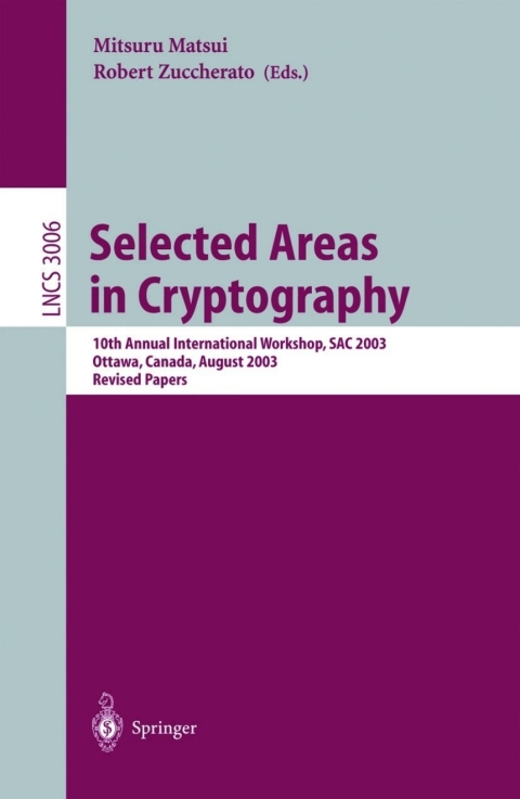 Cover image for book Selected Areas in Cryptography