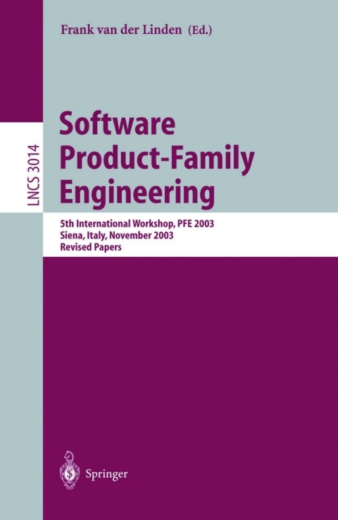 Cover image for book Software Product-Family Engineering