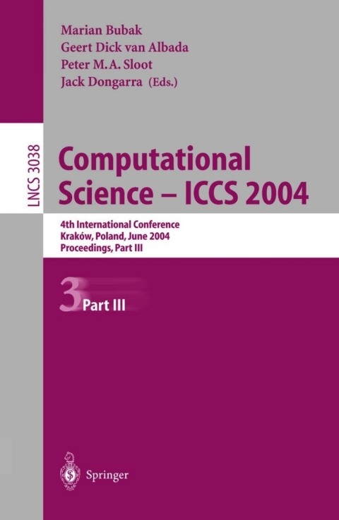 Cover image for book Computational Science — ICCS 2004