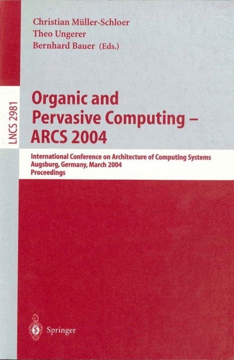 Cover image for book Organic and Pervasive Computing -- ARCS 2004