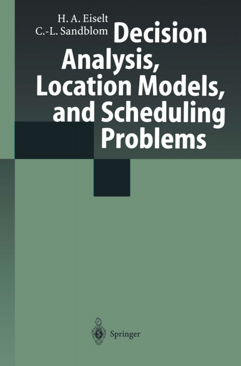 Cover image for book Decision Analysis, Location Models, and Scheduling Problems
