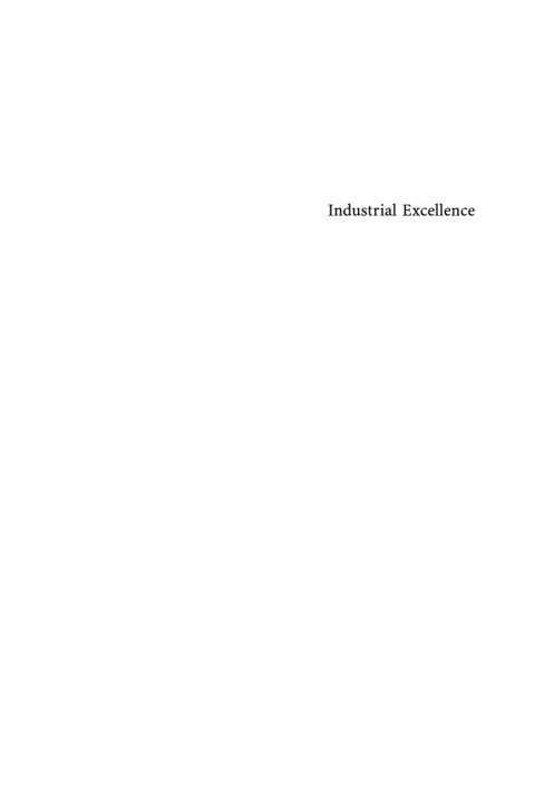 Cover image for book Industrial Excellence