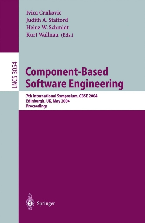 Cover image for book Component-Based Software Engineering