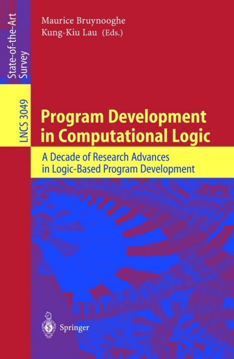 Cover image for book Program Development in Computational Logic