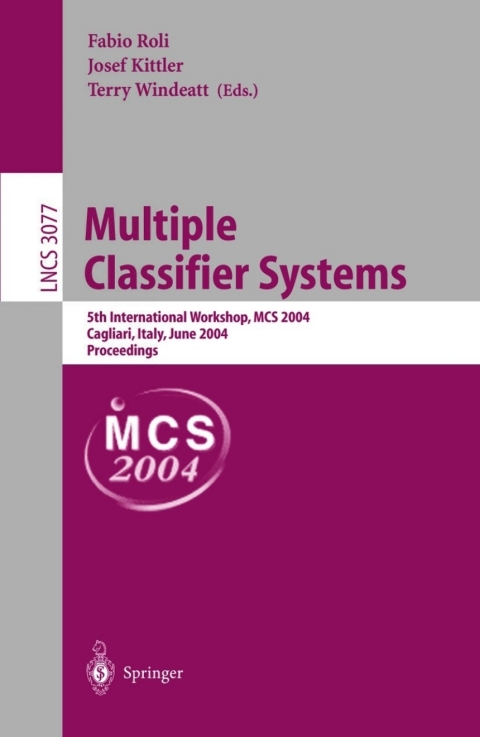 Cover image for book Multiple Classifier Systems