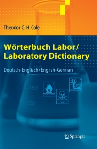 صورة الغلاف: Wörterbuch Labor / Laboratory Dictionary 9783540234197