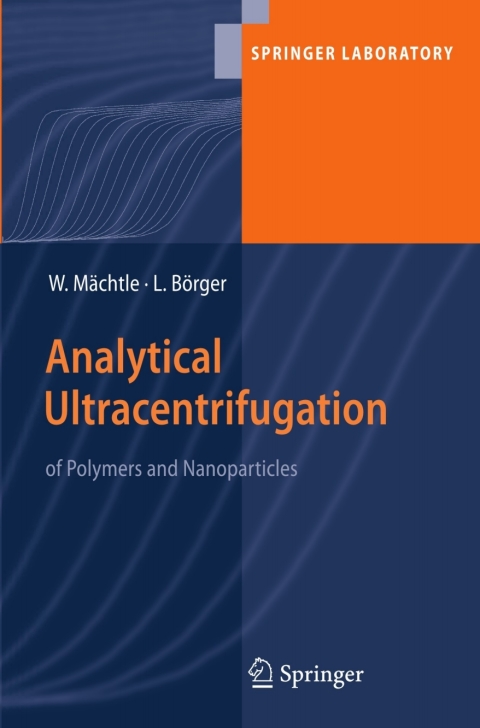 Cover image for book Analytical Ultracentrifugation of Polymers and Nanoparticles