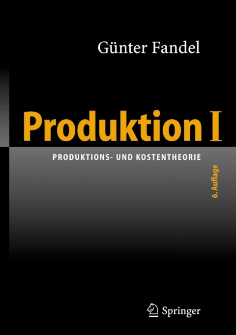 Cover image for book Produktion I