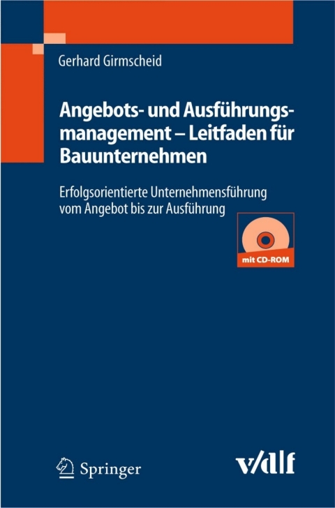 Cover image for book Angebots- und Ausführungsmanagement - Leitfaden für Bauunternehmen