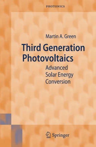 Third Generation Photovoltaics