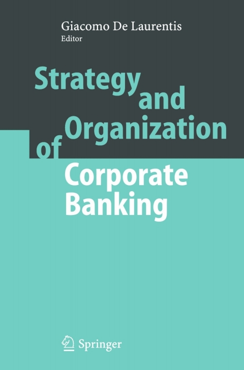 Cover image for book Strategy and Organization of Corporate Banking
