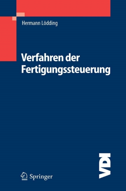 Cover image for book Verfahren der Fertigungssteuerung