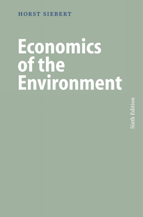 Cover image for book Economics of the Environment