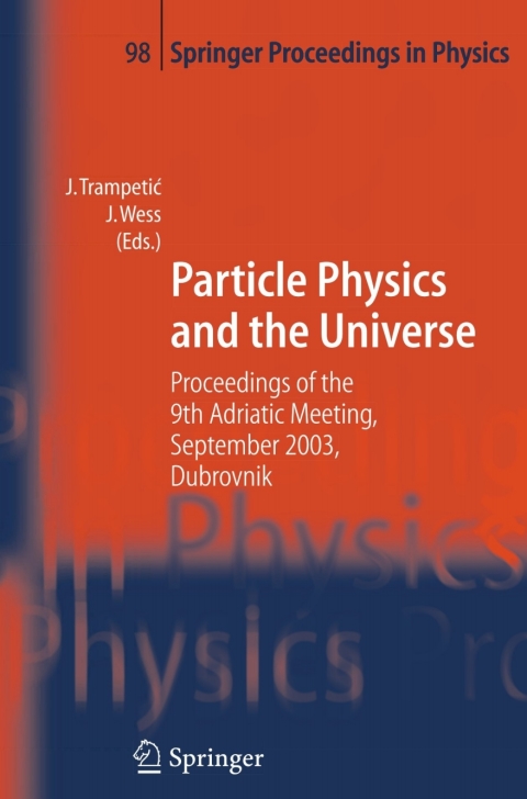 Cover image for book Particle Physics and the Universe