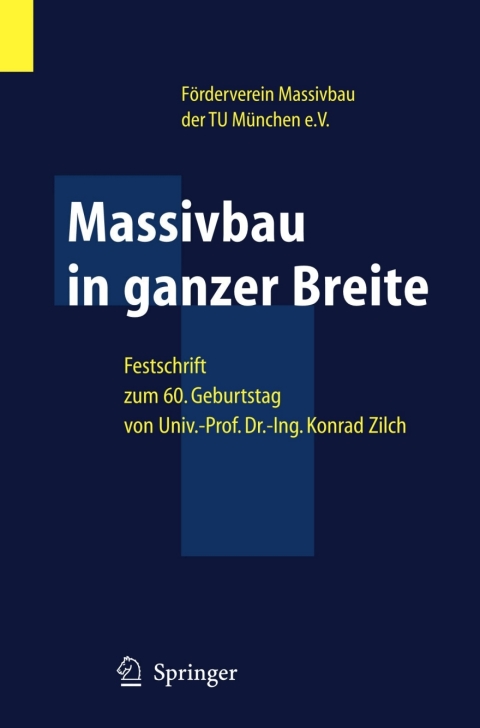 Cover image for book Massivbau in ganzer Breite