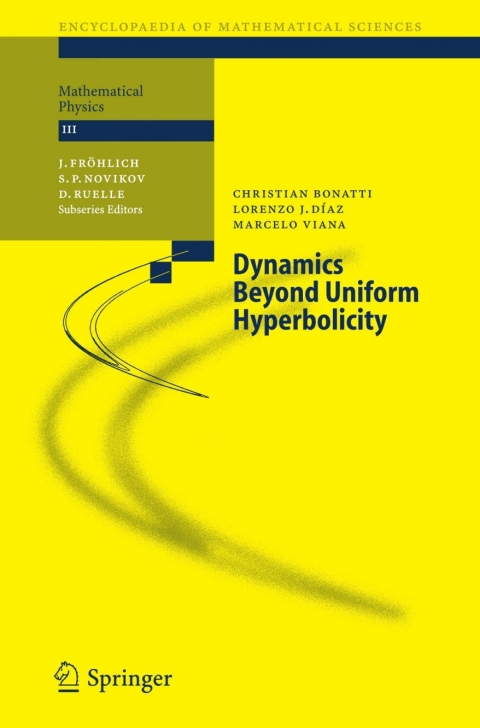 Cover image for book Dynamics Beyond Uniform Hyperbolicity