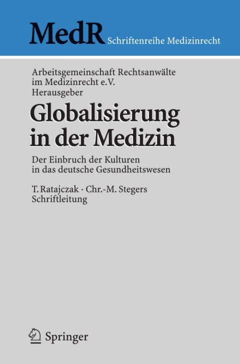 Cover image for book Globalisierung in der Medizin
