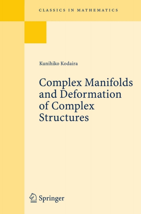 Cover image for book Complex Manifolds and Deformation of Complex Structures