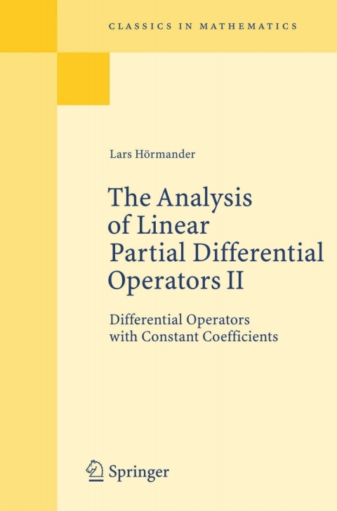 Cover image for book The Analysis of Linear Partial Differential Operators II