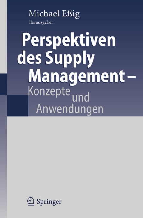 Cover image for book Perspektiven des Supply Management