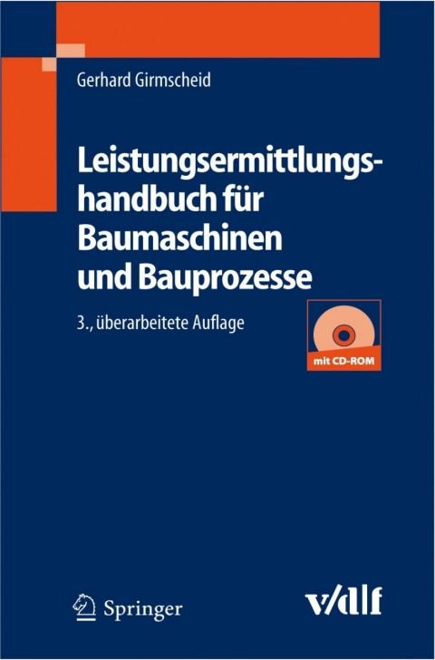 Cover image for book Leistungsermittlungshandbuch für Baumaschinen und Bauprozesse
