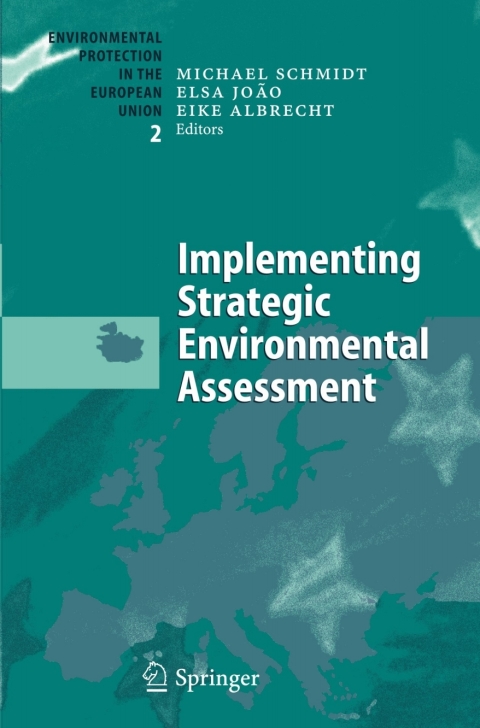 Cover image for book Implementing Strategic Environmental Assessment