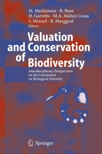 Cover image: Valuation and Conservation of Biodiversity 1st edition 9783540240228