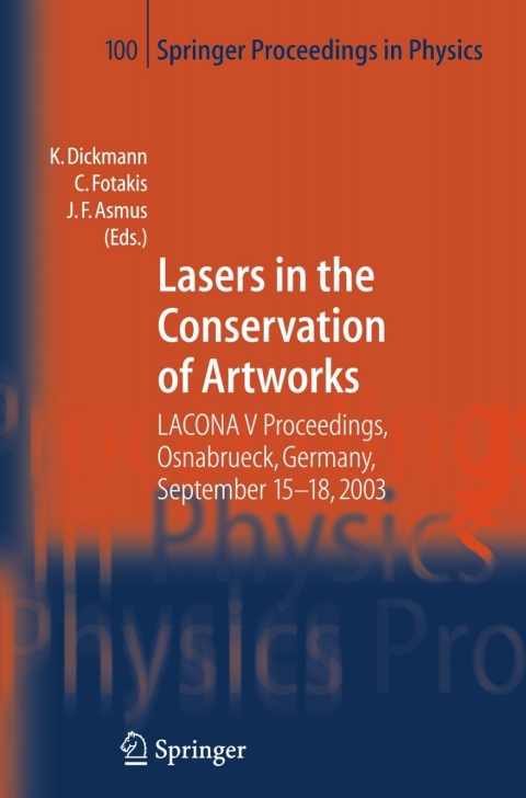 Cover image for book Lasers in the Conservation of Artworks