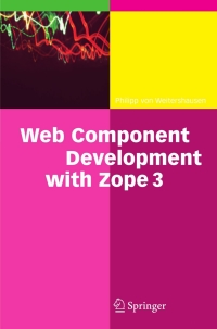Cover image: Web Component Development with Zope 3 9783540223597