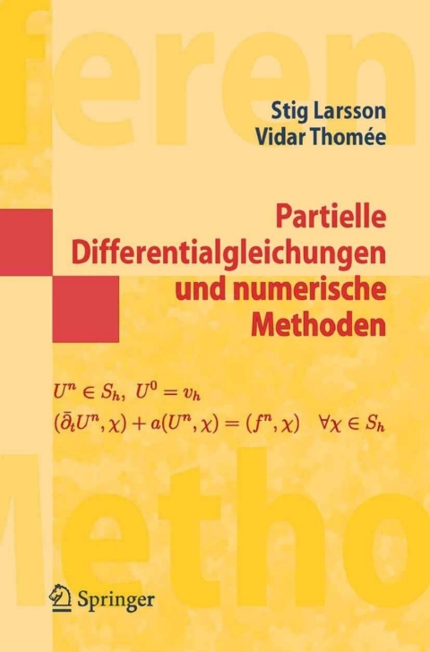 Cover image for book Partielle Differentialgleichungen und numerische Methoden