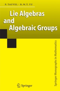 Titelbild: Lie Algebras and Algebraic Groups 9783540241706