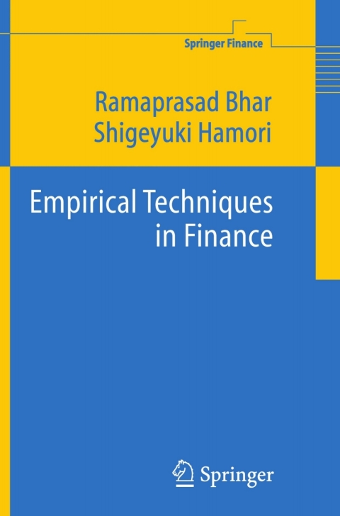 Cover image for book Empirical Techniques in Finance