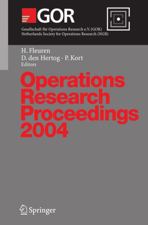 Cover image for book Operations Research Proceedings 2004