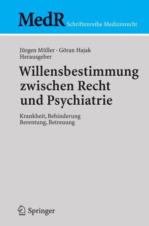 Cover image for book Willensbestimmung zwischen Recht und Psychiatrie