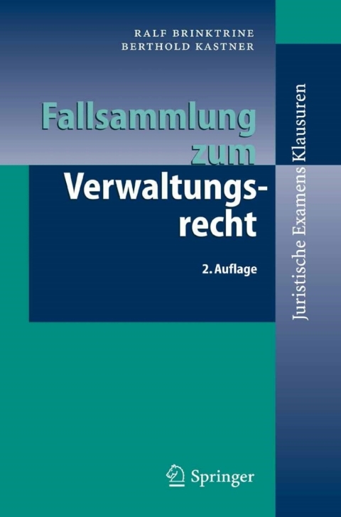 Cover image for book Fallsammlung zum Verwaltungsrecht
