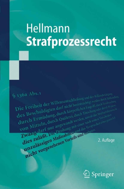 Cover image for book Strafprozessrecht